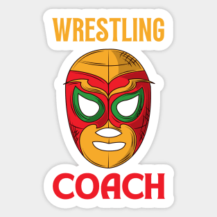 Wrestling Coach Sticker